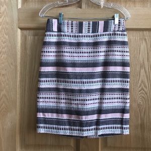 Loft multi colored skirt